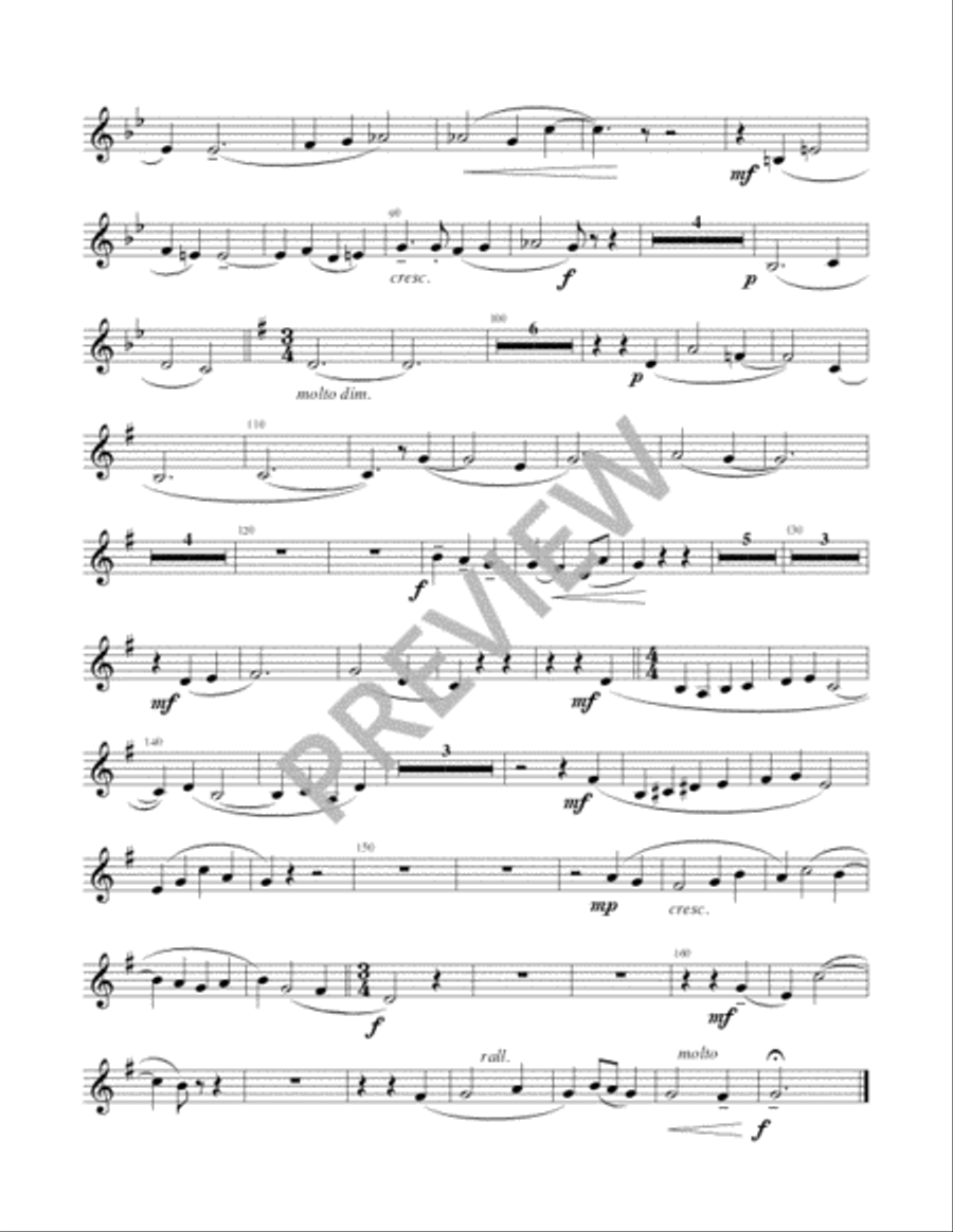 Ye Choirs of New Jerusalem - Brass Quartet edition Trombone scores gallery preview page 9