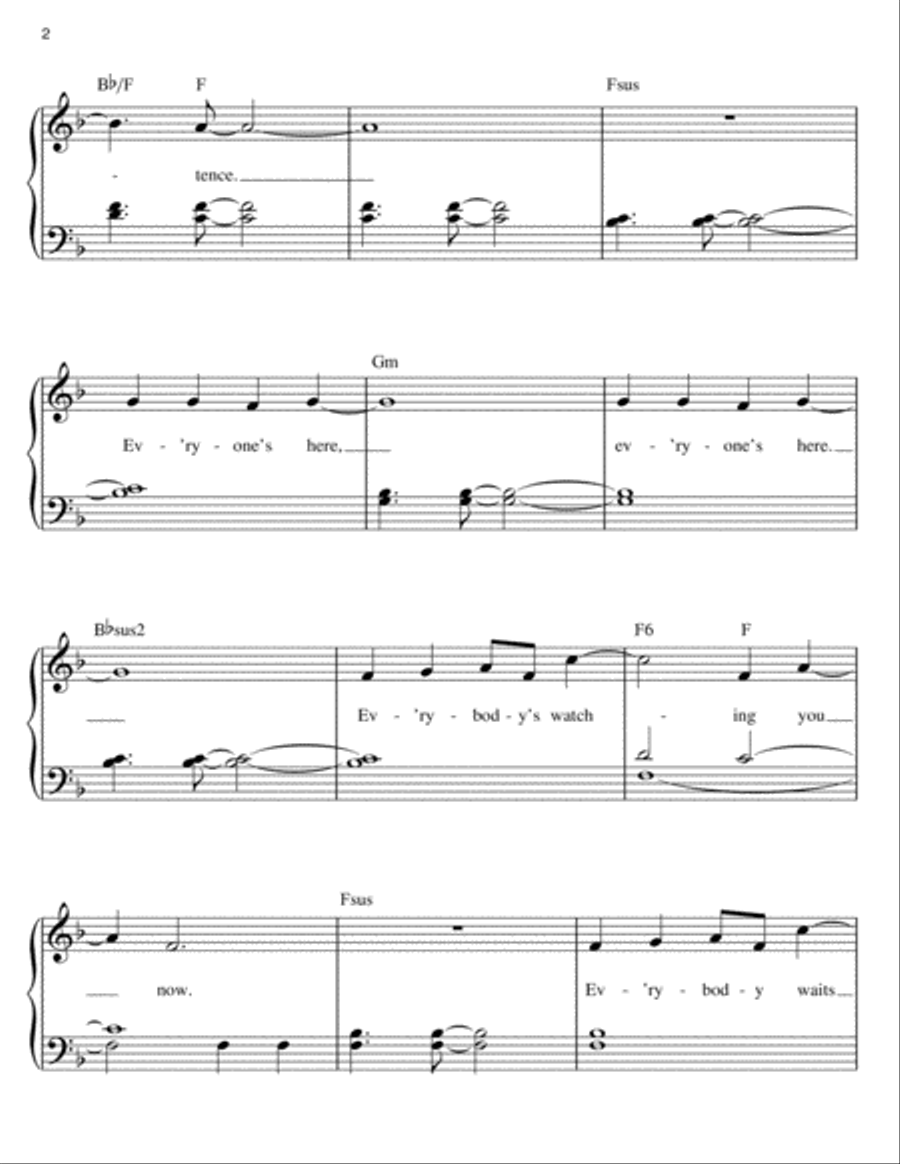 Dare You To Move Easy Piano scores gallery preview page 2