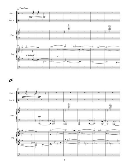 Misgivings - conductor's score