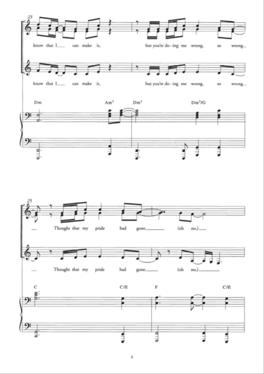 (Something Inside) So Strong (Arr. Berty Rice) Choir scores gallery preview page 4