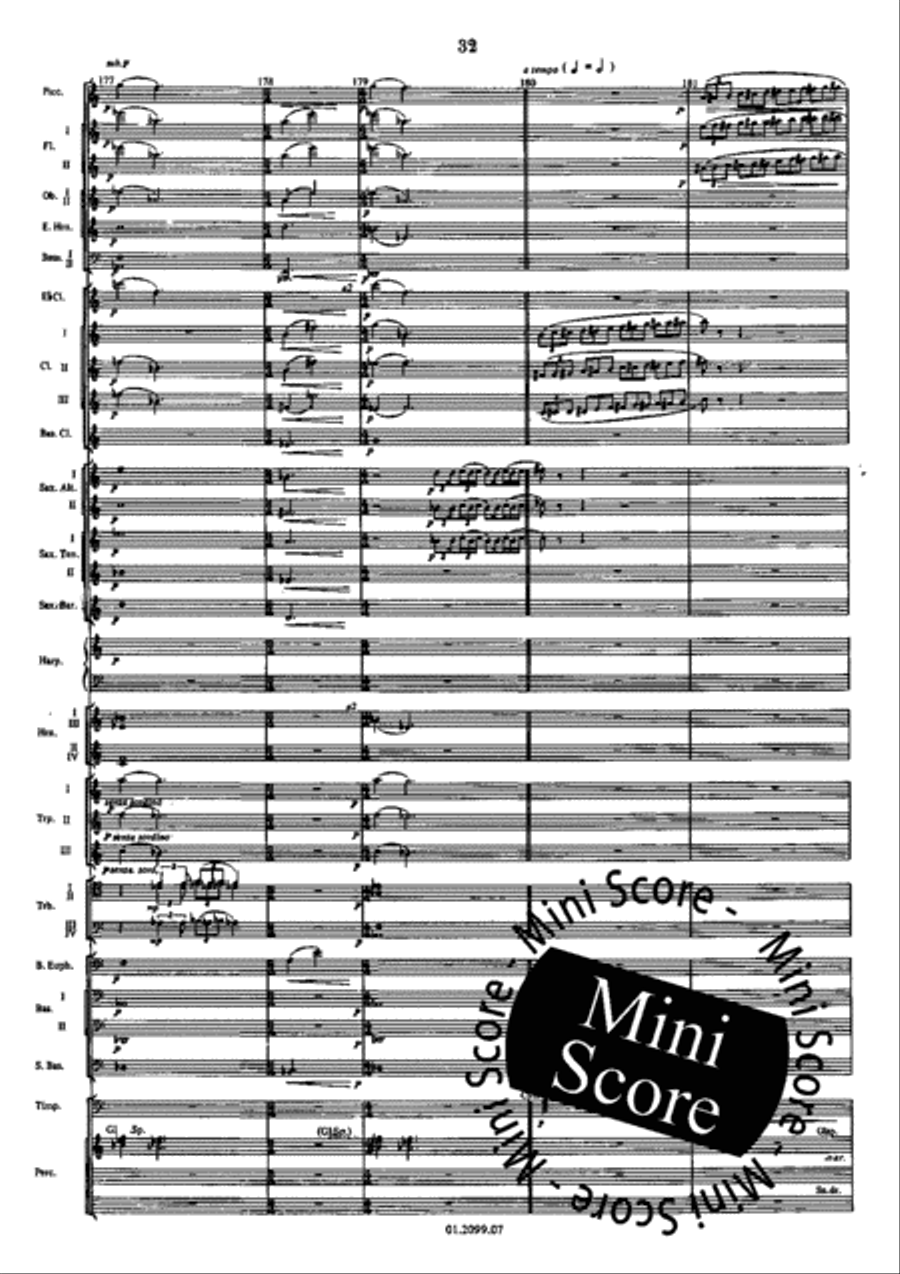 Hymns And Dances II Concert Band scores gallery preview page 38