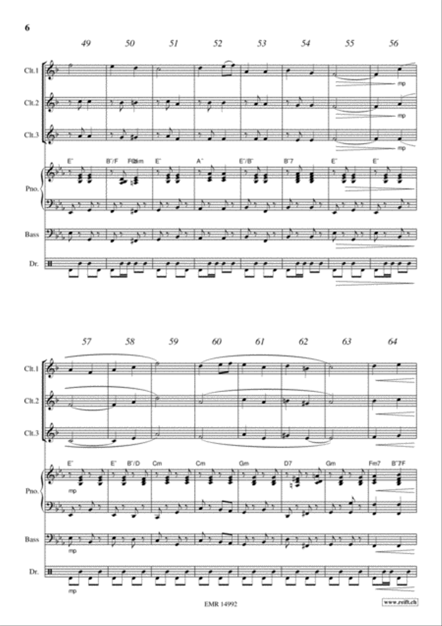 Scotland The Brave Clarinet scores gallery preview page 6