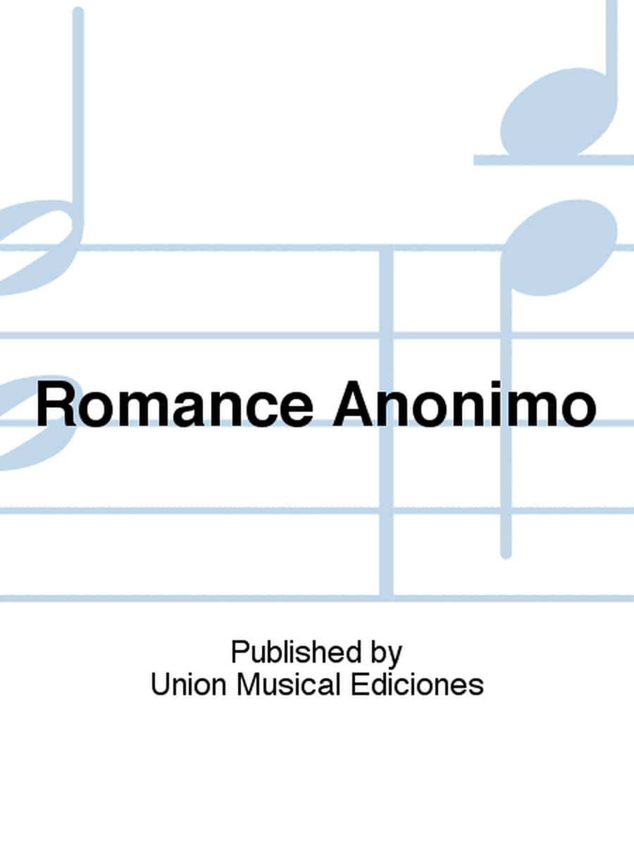 Romance Anonimo