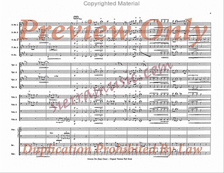 Sweetie Pie (Pro) (aka Easy Chair) Big Band scores gallery preview page 5