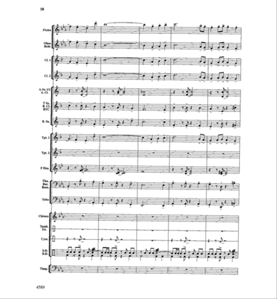 Copper Mountain Legend Concert Band scores gallery preview page 19