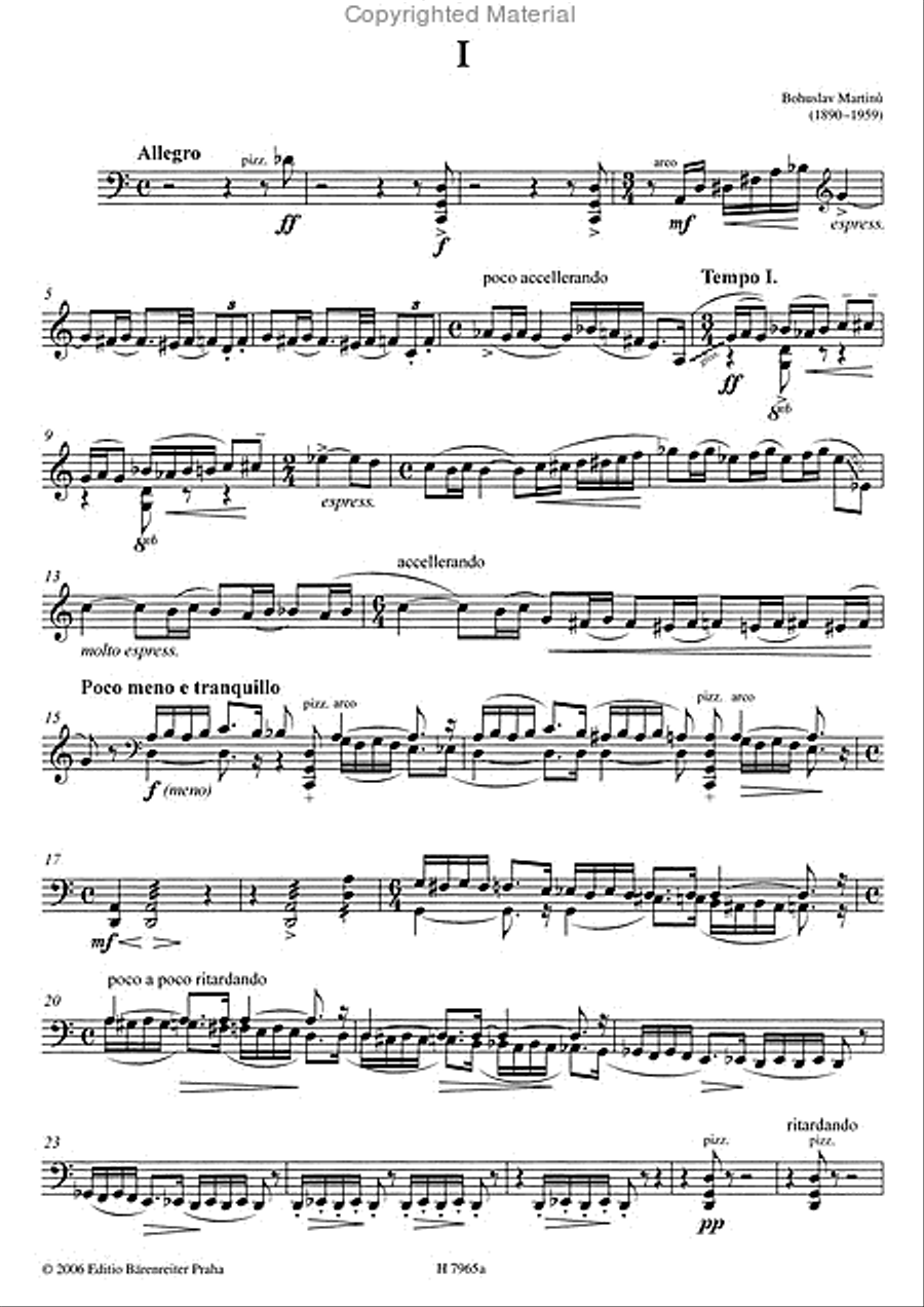 Streichtrio no. 1 String Trio scores gallery preview page 3