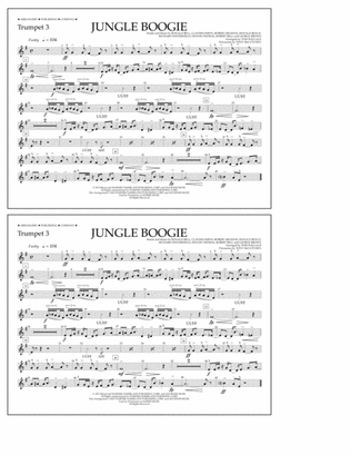 Jungle Boogie - Trumpet 3