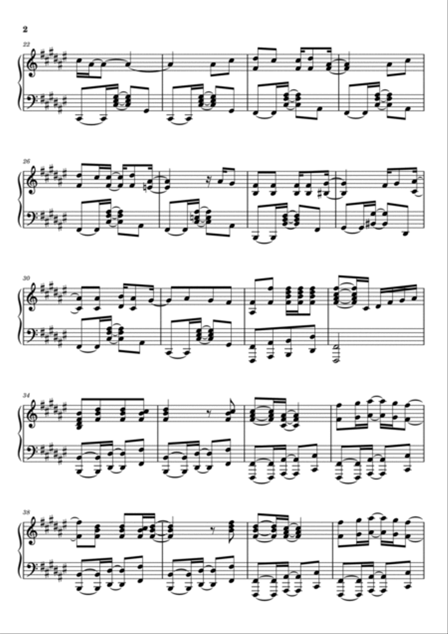 Don't Blame It On Me Don't Blame It On Me Piano Solo scores gallery preview page 2