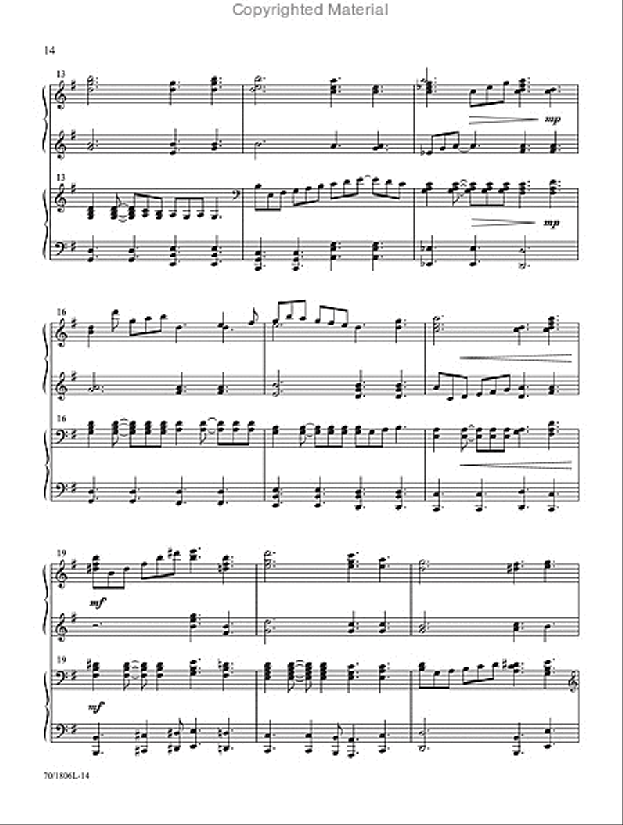 Great Things He Has Done! Piano Duet scores gallery preview page 4