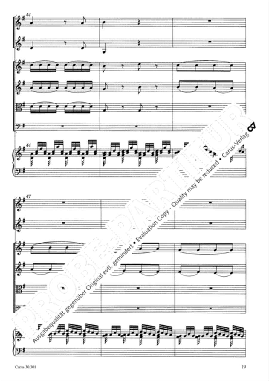 The love God bears us (Die Liebe Gottes ist ausgegossen) 4-Part scores gallery preview page 19