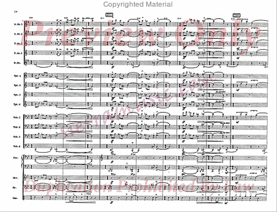 Oolitic Stomp Oolitic Stomp Jazz Ensemble scores gallery preview page 25