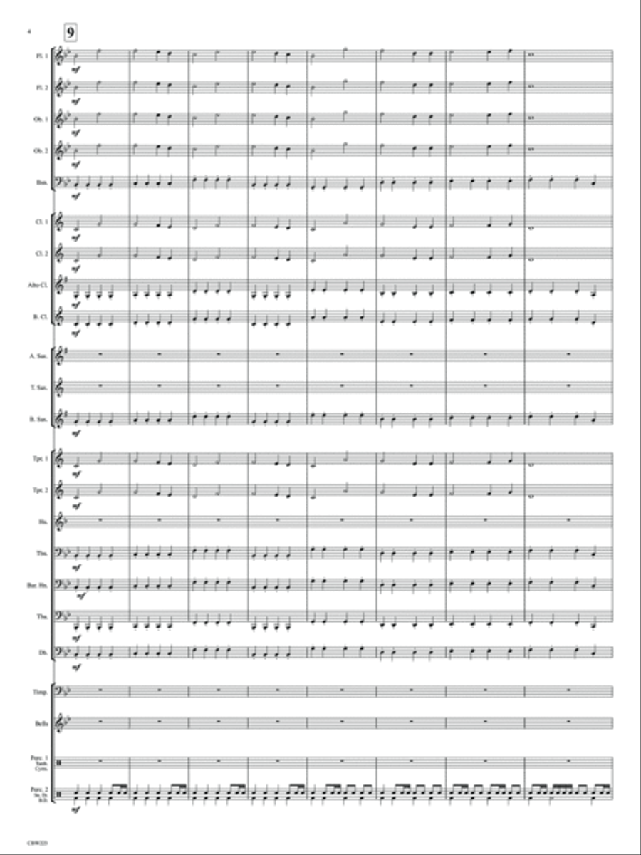 Honor March Concert Band scores gallery preview page 5