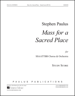 Book cover for Mass for a Sacred Place
