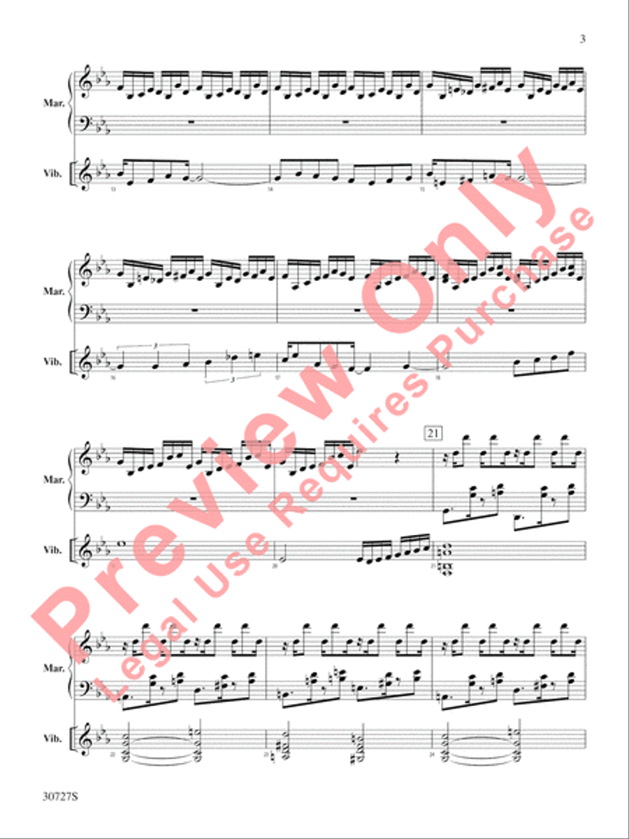 The Gershwin Mallet Collection Percussion scores gallery preview page 4