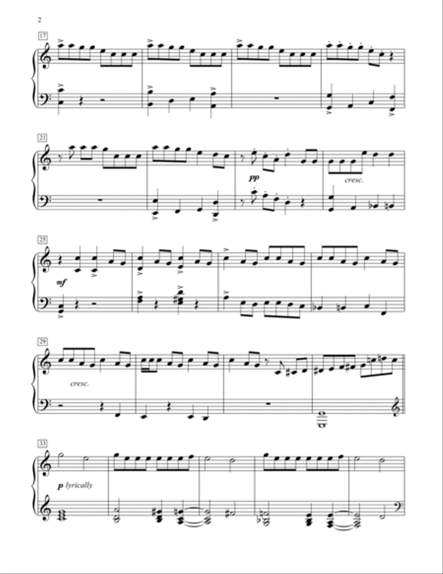 Sunday Candy (arr. Logan Evan Thomas) Piano scores gallery preview page 2
