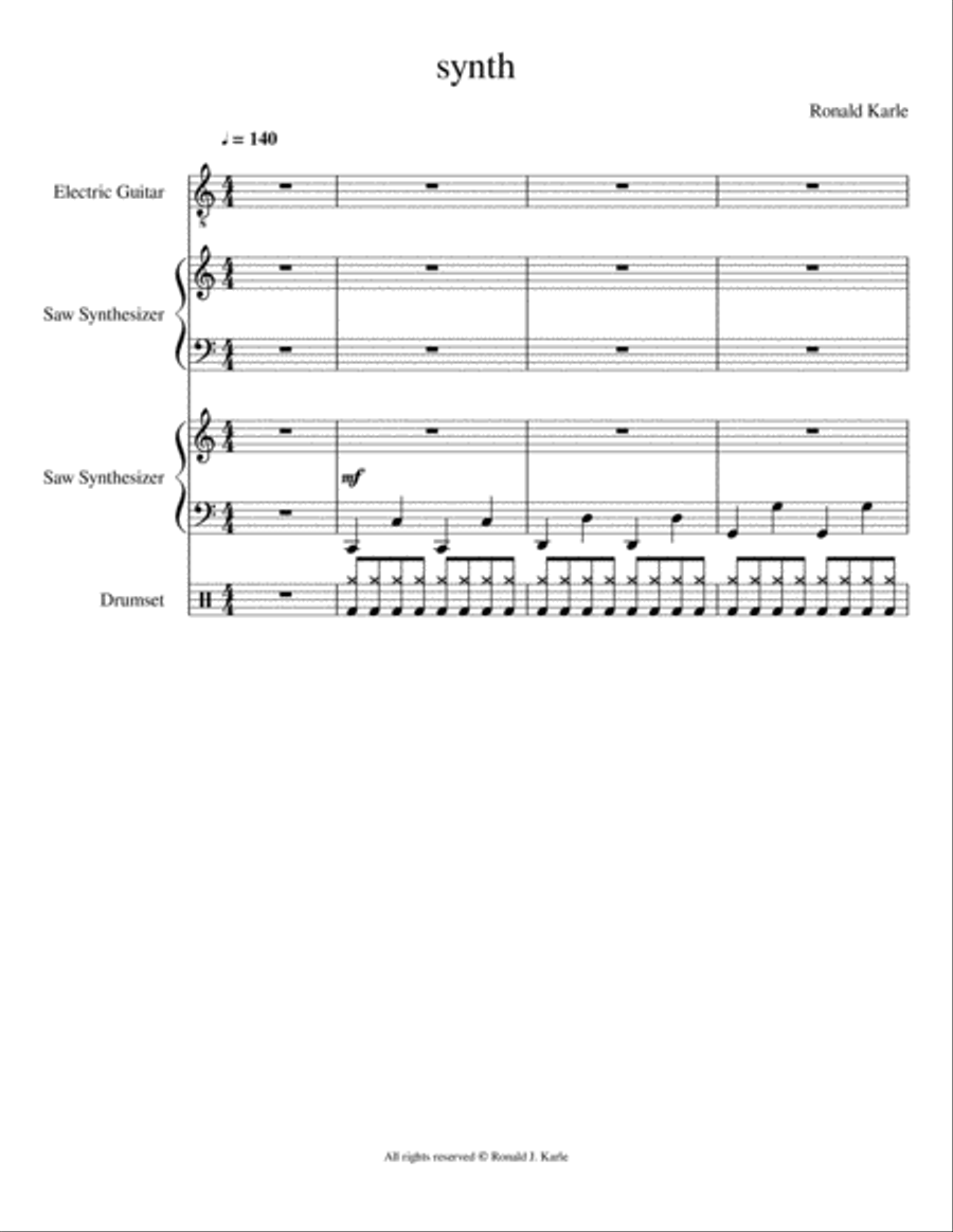Synth Small Ensemble scores gallery preview page 2