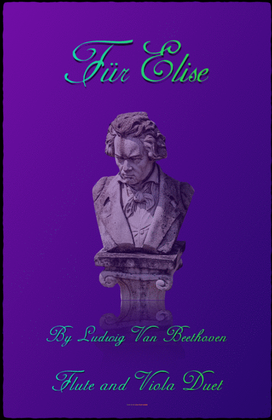 Book cover for Fur Elise, Flute and Viola Duet