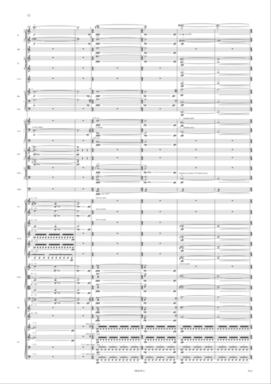 Le Cypres Blanc Orchestra scores gallery preview page 9