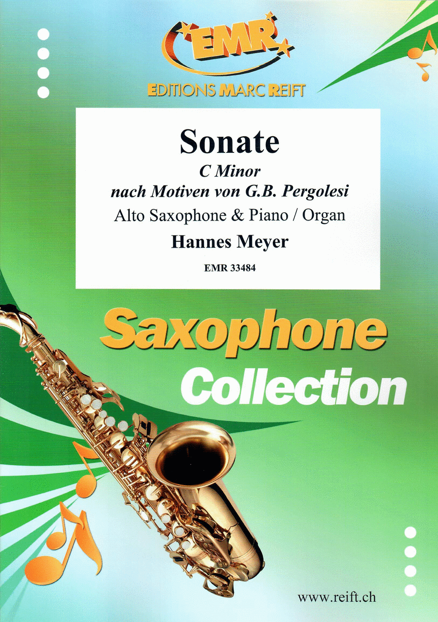 Sonate C Minor Alto Saxophone scores gallery preview page 1