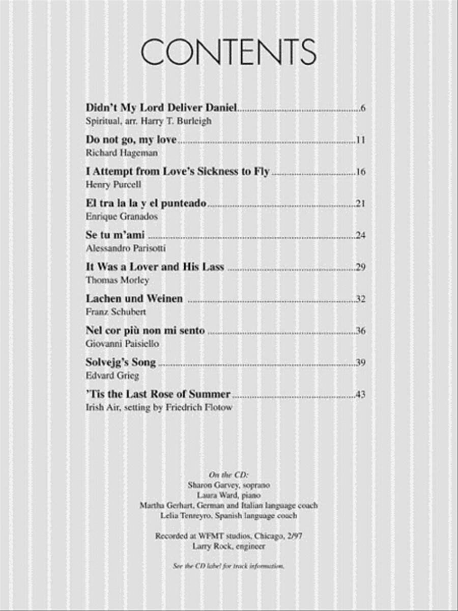 Classical Contest Solos - Soprano Voice scores gallery preview page 3