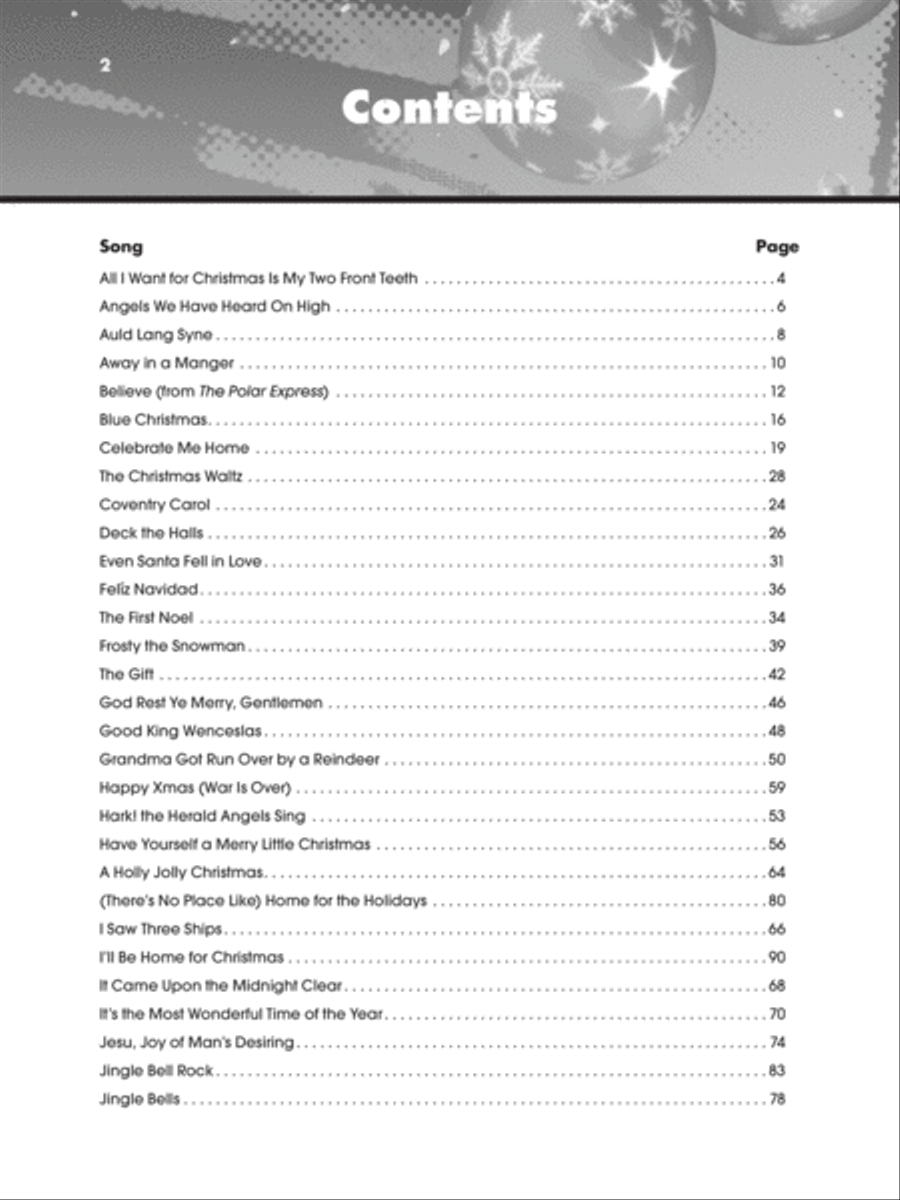 The Giant Book of Christmas Sheet Music Easy Piano scores gallery preview page 2