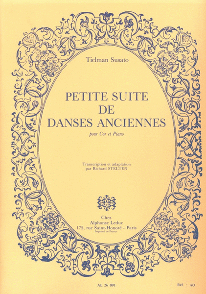 Petite Suite De Danses Anciennes (horn & Piano)