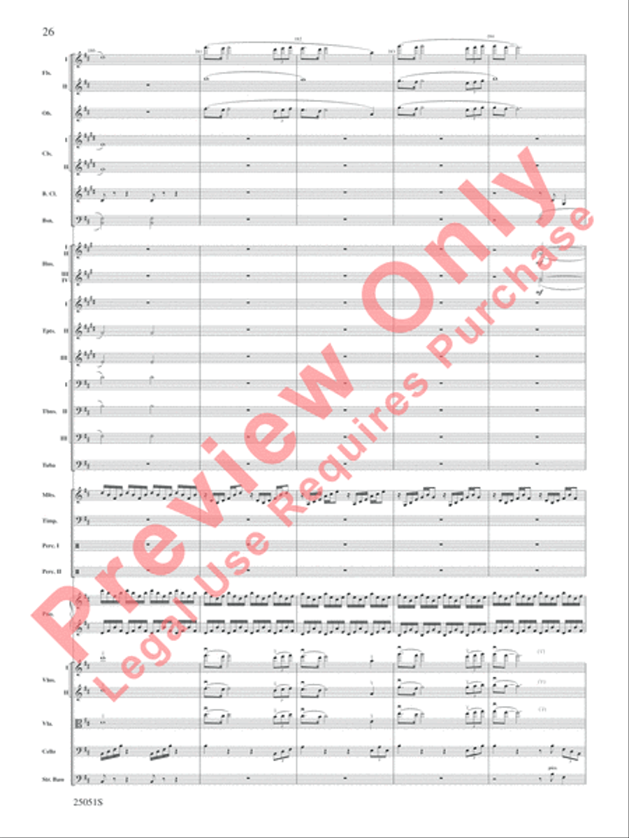 Concert Suite from Harry Potter and the Goblet of Fire Concert Band scores gallery preview page 27