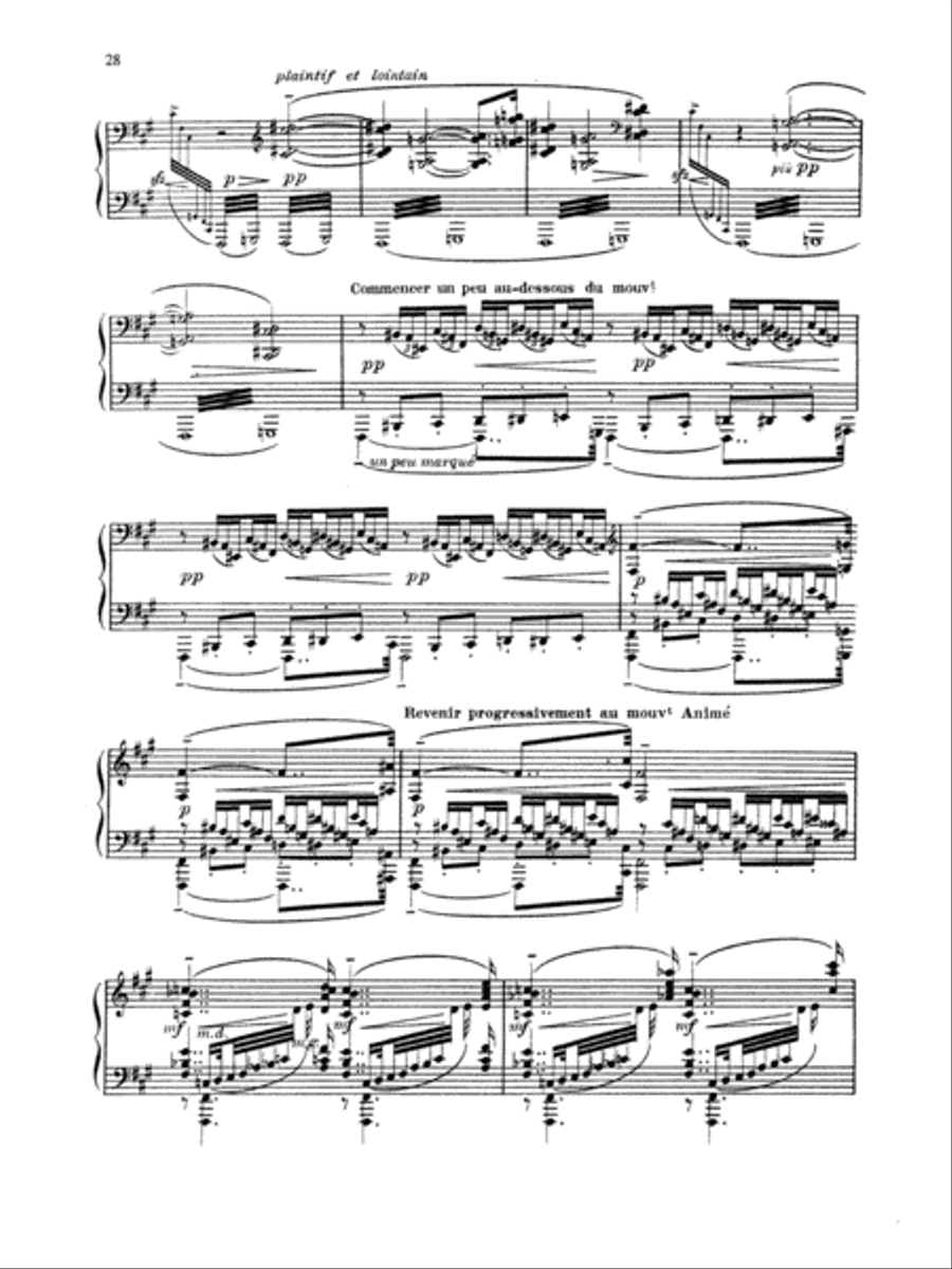 Debussy: Preludes (Volume I) Piano Solo scores gallery preview page 2