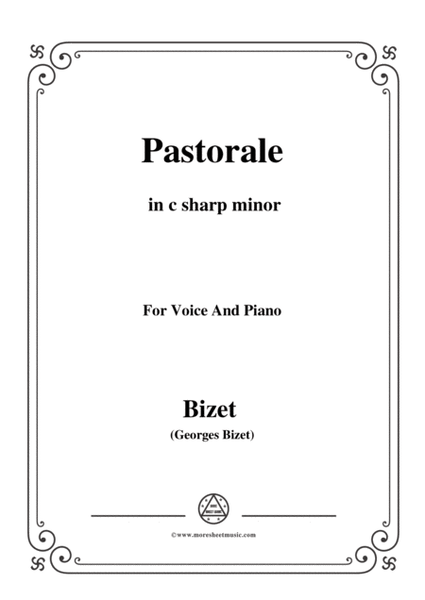 Bizet-Pastorale in c sharp minor,for voice and piano image number null