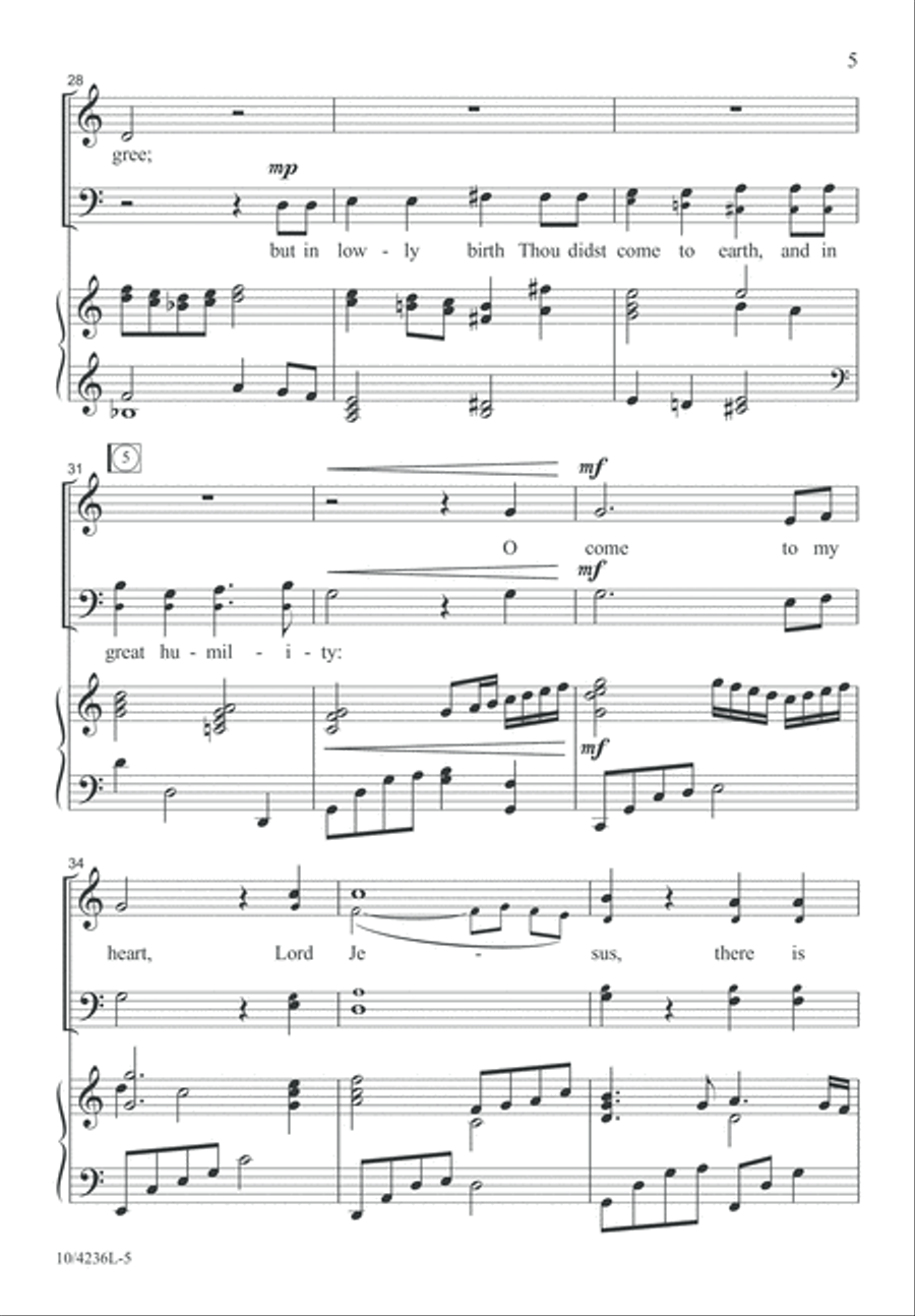 Come to My Heart 4-Part scores gallery preview page 5