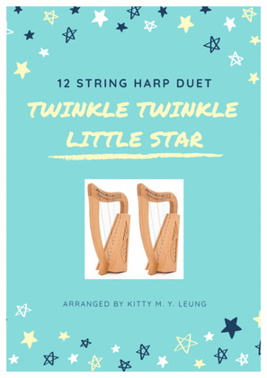 Book cover for Twinkle Twinkle Little Star - 12 String Harp Duet