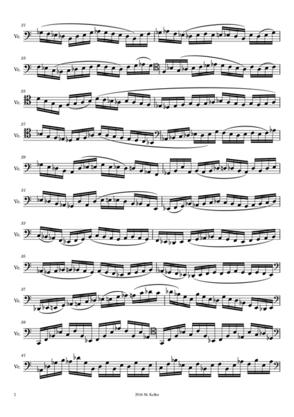 Cello solo No. 1 (4/5 Alt)
