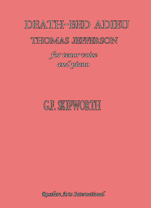 Death-Bed Adieu-Thomas Jefferson
