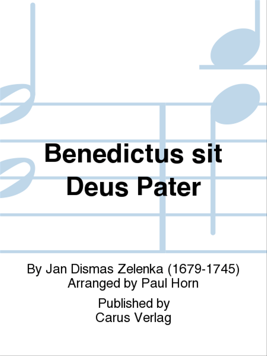 Benedictus sit Deus Pater Double Bass scores gallery preview page 1