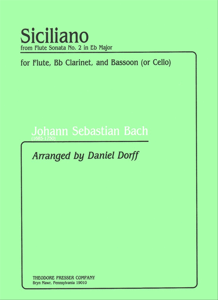 Siciliano Chamber Music scores gallery preview page 1