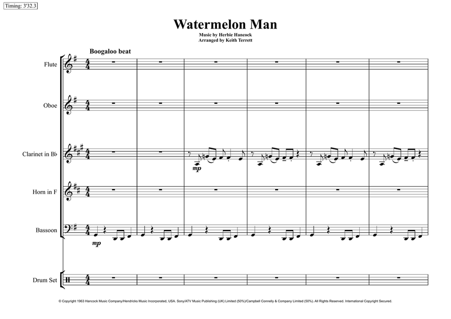 Take Five Woodwind Quintet scores gallery preview page 2