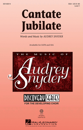 Book cover for Cantate Jubilate