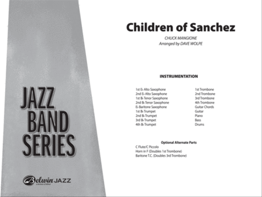 Children of Sanchez: Score Jazz Ensemble scores gallery preview page 1