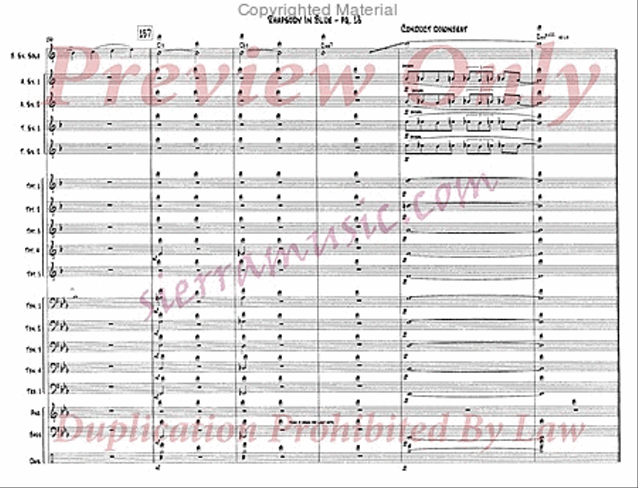 Rhapsody In Blue Rhapsody In Blue Jazz Ensemble scores gallery preview page 19