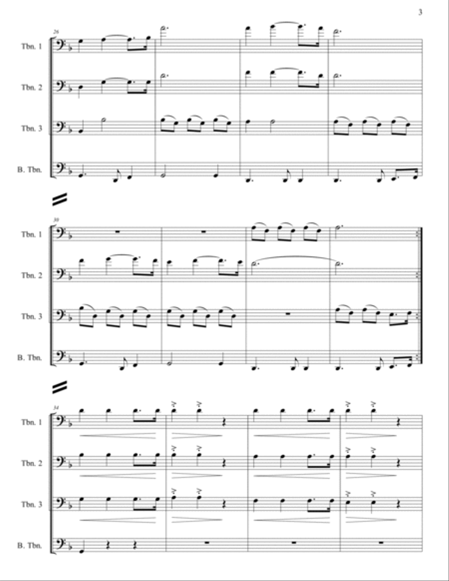 Theme From Persuaders Brass Ensemble scores gallery preview page 6