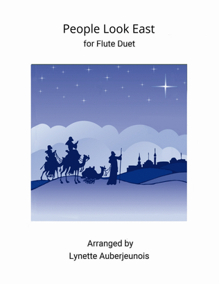 Book cover for People Look East - Flute Duet