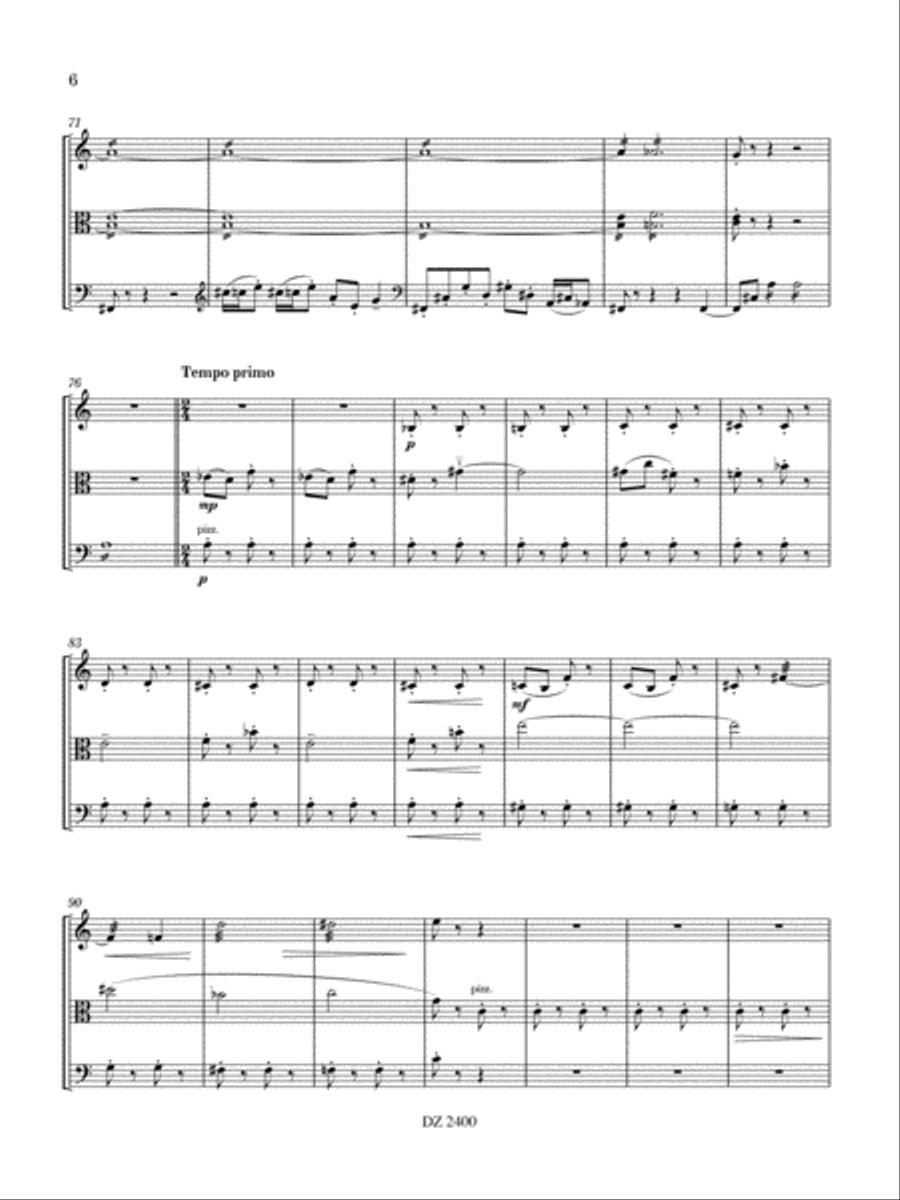 Trio Trio Cello scores gallery preview page 6