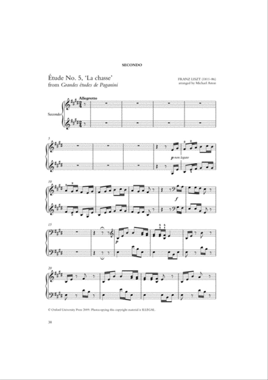 Piano Duets: Romantic Composers Piano Duet scores gallery preview page 4