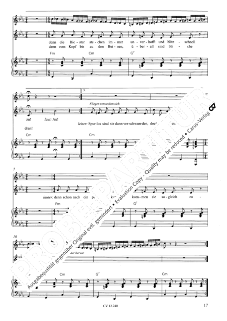 Israel in Agypten Children's Choir scores gallery preview page 18