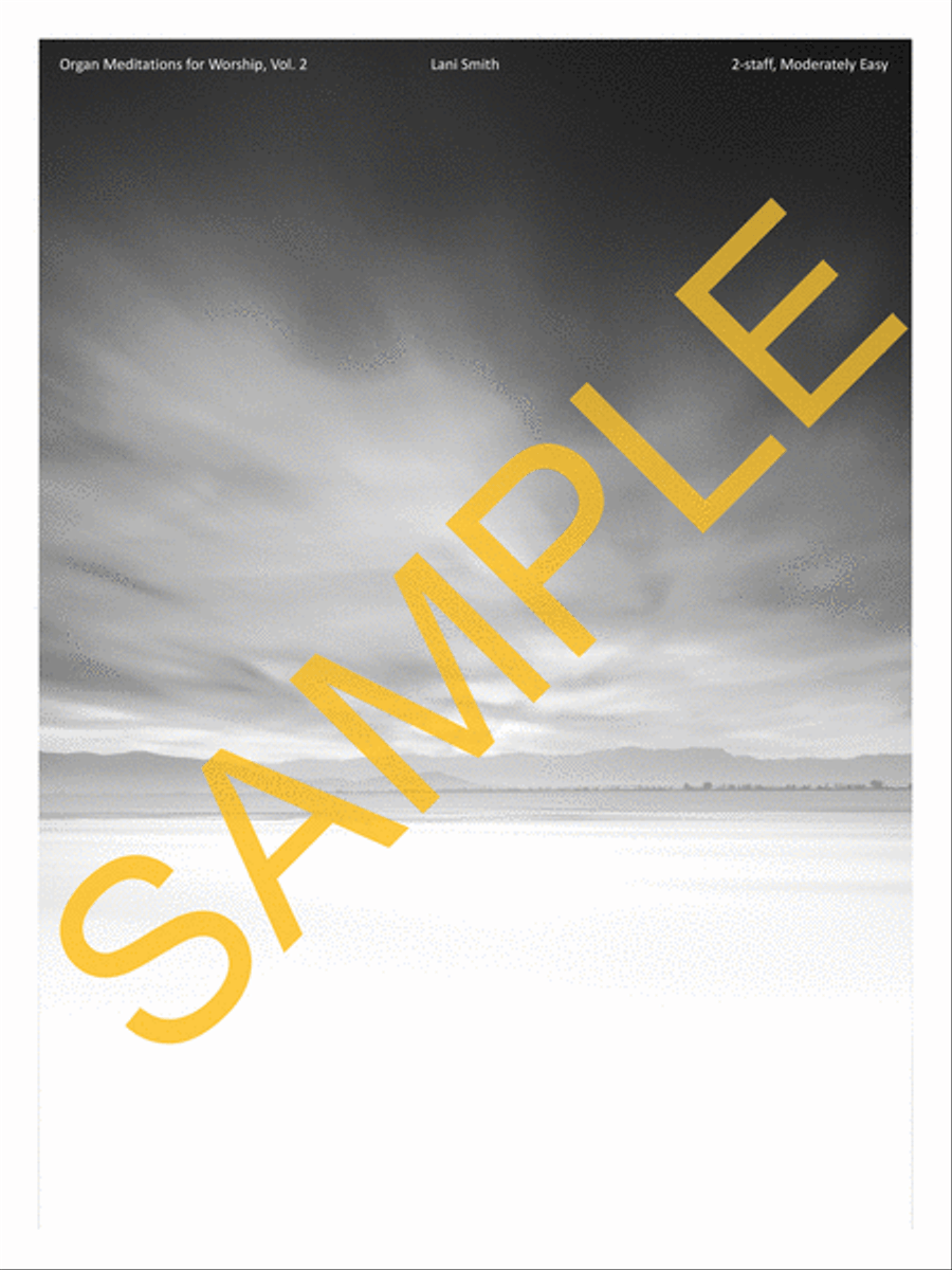 Organ Meditations for Worship, Vol. 2 Organ Solo scores gallery preview page 2