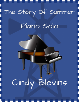 Book cover for The Story of Summer, original piano solo