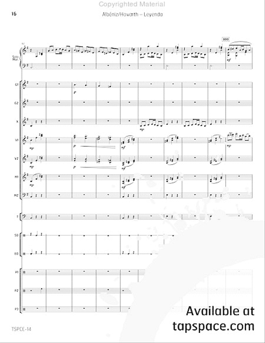 Leyenda Percussion Ensemble scores gallery preview page 19