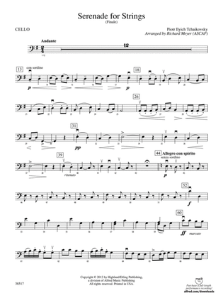 Serenade for Strings: Cello