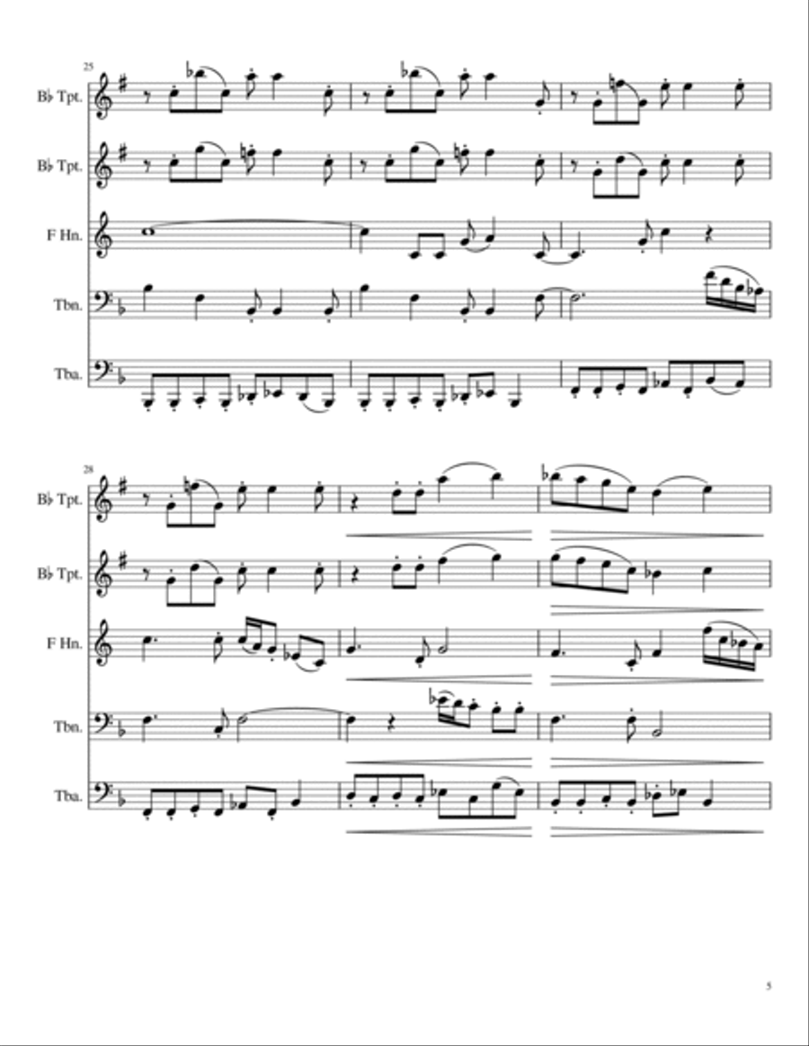 Watermelon Man Horn scores gallery preview page 5