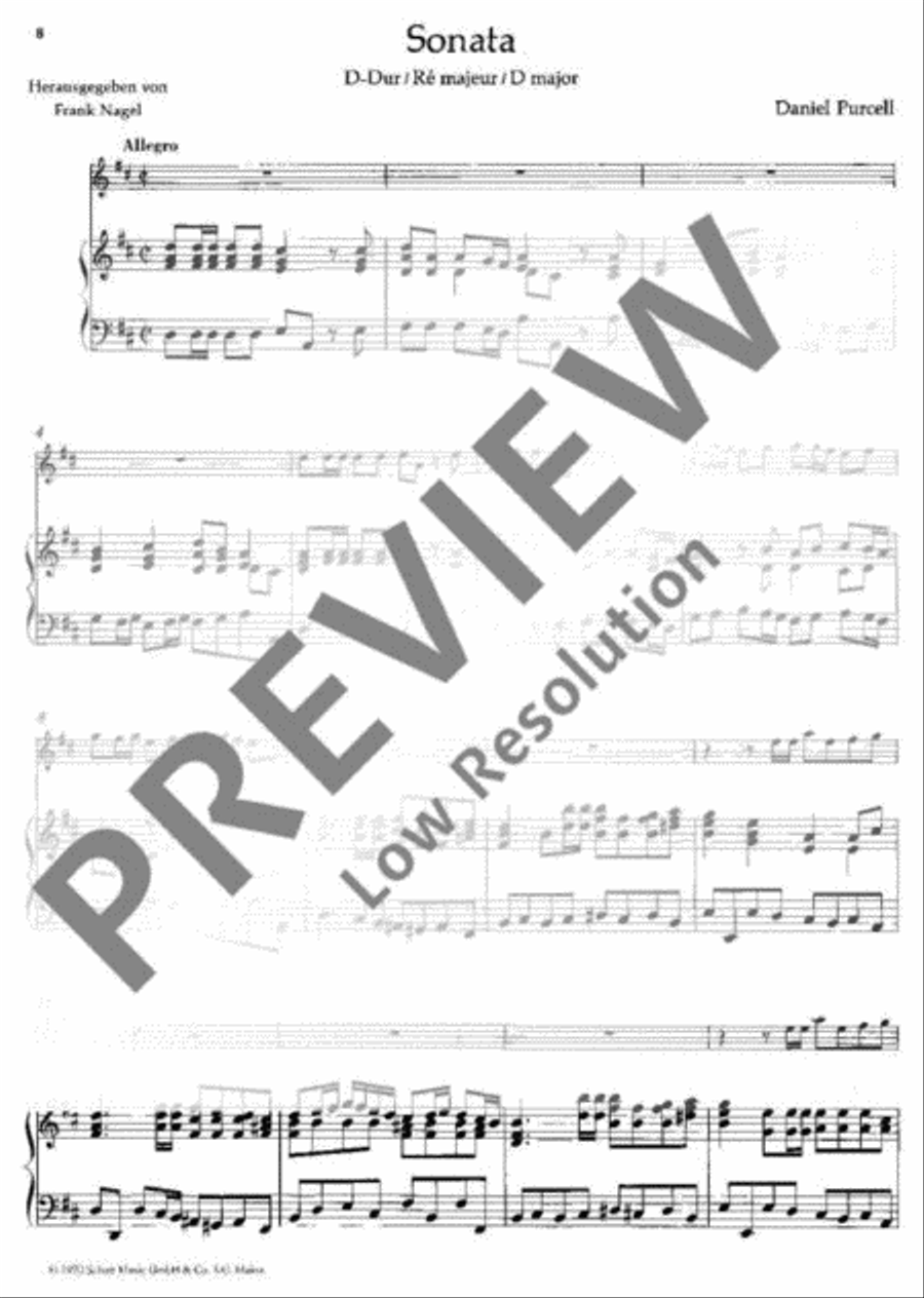 Two Sonatas Oboe scores gallery preview page 9